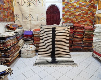 Custom Red Moroccan Berber Rug: Authentic Wool Rug