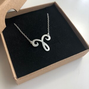 Minimal Zodiac Sign Pendants In Silver, Sterling Silver Personalized Necklace, Bridesmaid Gift image 1
