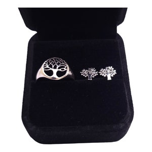 Classic Sterling Silver Tree of Life Ring, Design for Life Style, Crafted from 925 Silver and Available in sizes 6-9 image 4