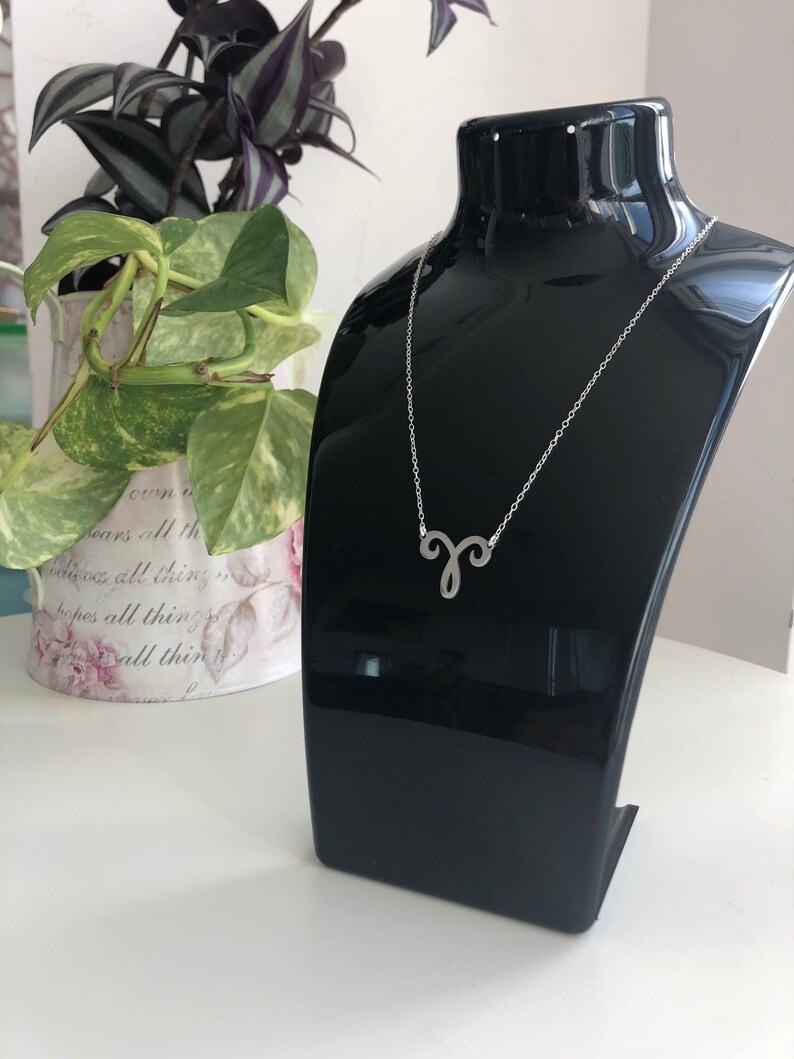 Minimal Zodiac Sign Pendants In Silver, Sterling Silver Personalized Necklace, Bridesmaid Gift image 2