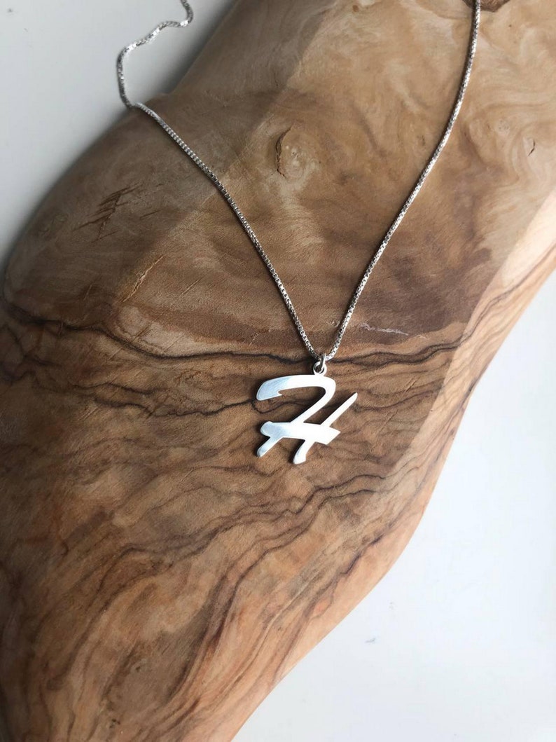 Dainty Sterling Silver Initial Necklace, Personalized Letter Jewelry Image 7