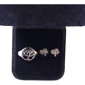 Classic Sterling Silver Tree of Life Ring, Design for Life Style, Crafted from 925 Silver and Available in sizes 6-9 image 3