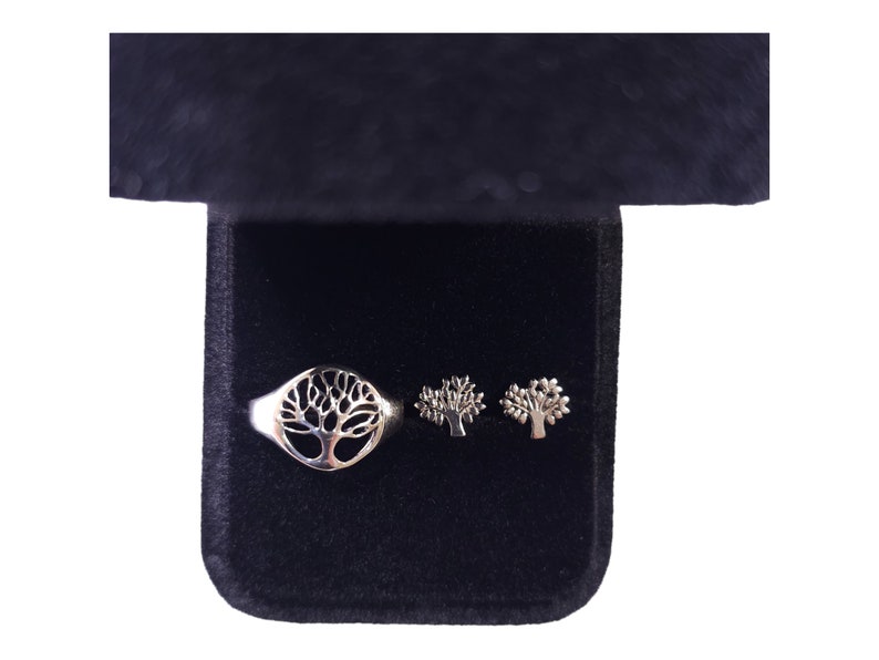 Classic Sterling Silver Tree of Life Ring, Design for Life Style, Crafted from 925 Silver and Available in sizes 6-9 image 3