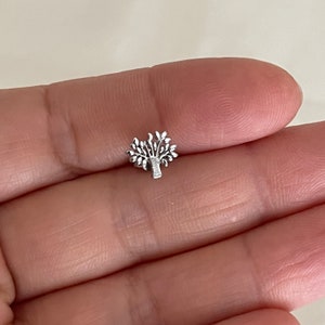925 Silver Tree of Life Stud Earrings | Symbol of Growth and Strength Image 3