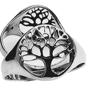 Classic Sterling Silver Tree of Life Ring, Design for Life Style, Crafted from 925 Silver and Available in sizes 6-9 image 9