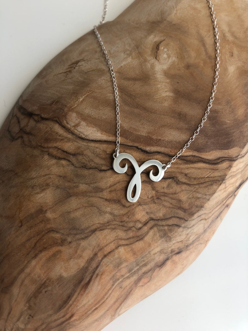 Minimal Zodiac Sign Pendants In Silver, Sterling Silver Personalized Necklace, Bridesmaid Gift image 6