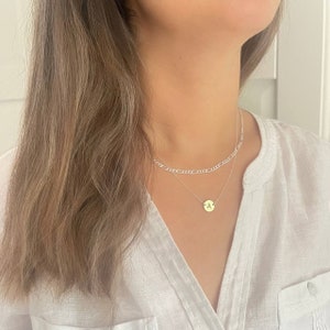 Custom Engraved 925 Silver Coin Necklace – A Touch of Personal Elegance Image 1