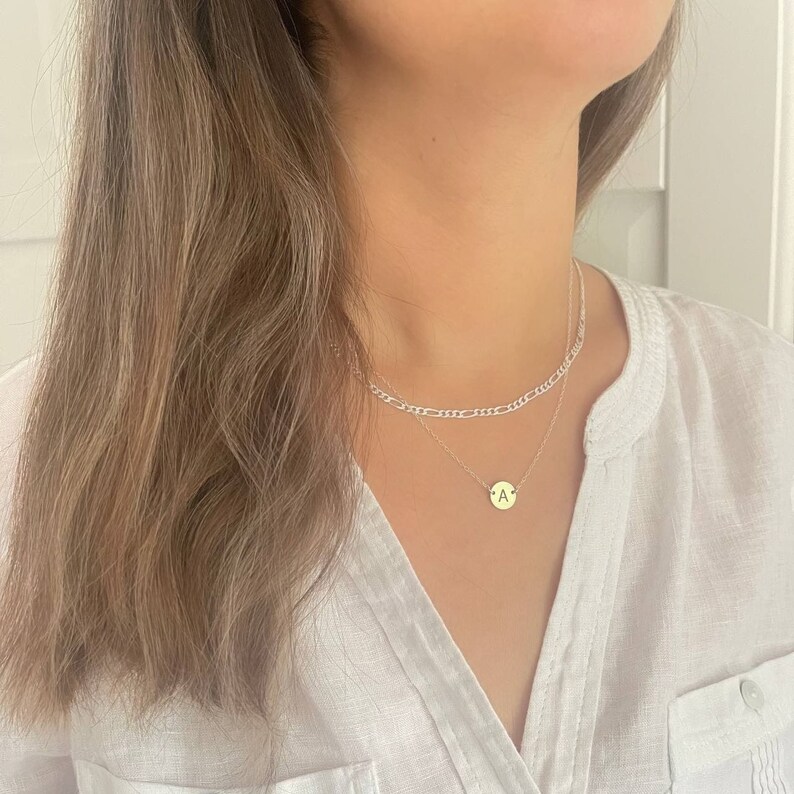 Custom Engraved 925 Silver Coin Necklace – A Touch of Personal Elegance Image 1
