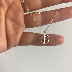 Anklet with Initial B, Silver initial anklet, Customized Anklets with initials , cute and durable bracelet anklet, Anklets for women image 9