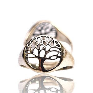 Silver Tree of Life ring