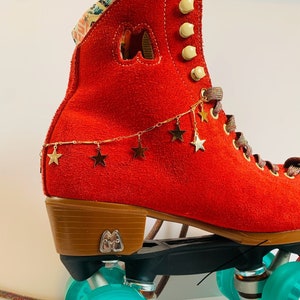 Roller Skate Accessories ... Large Star Gold Skatelet