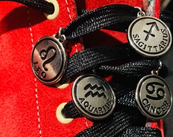 Roller Skate Accessories ... Zodiac Charms ... Astrology lovers .... Celestial Lover, Aries, Taurus, Gemini, Pisces, Leo, Sun, Moon, Rising