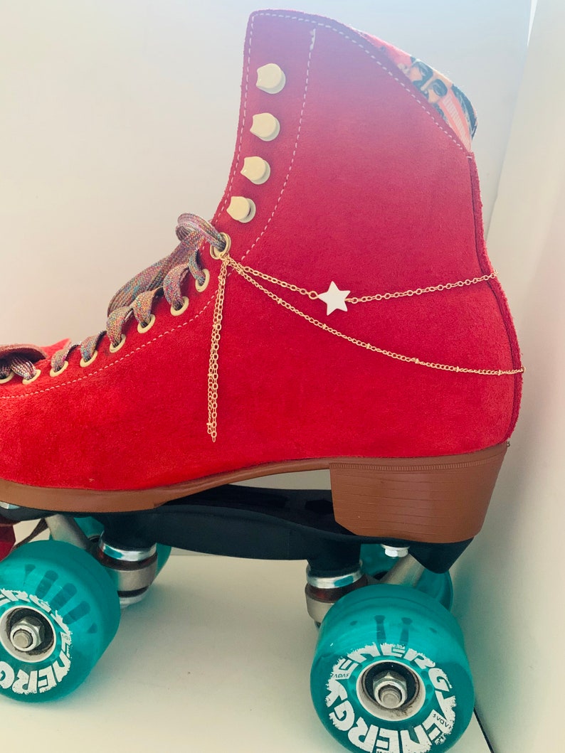 Roller Skate Accessories Skatelets Anklets Moon Etsy