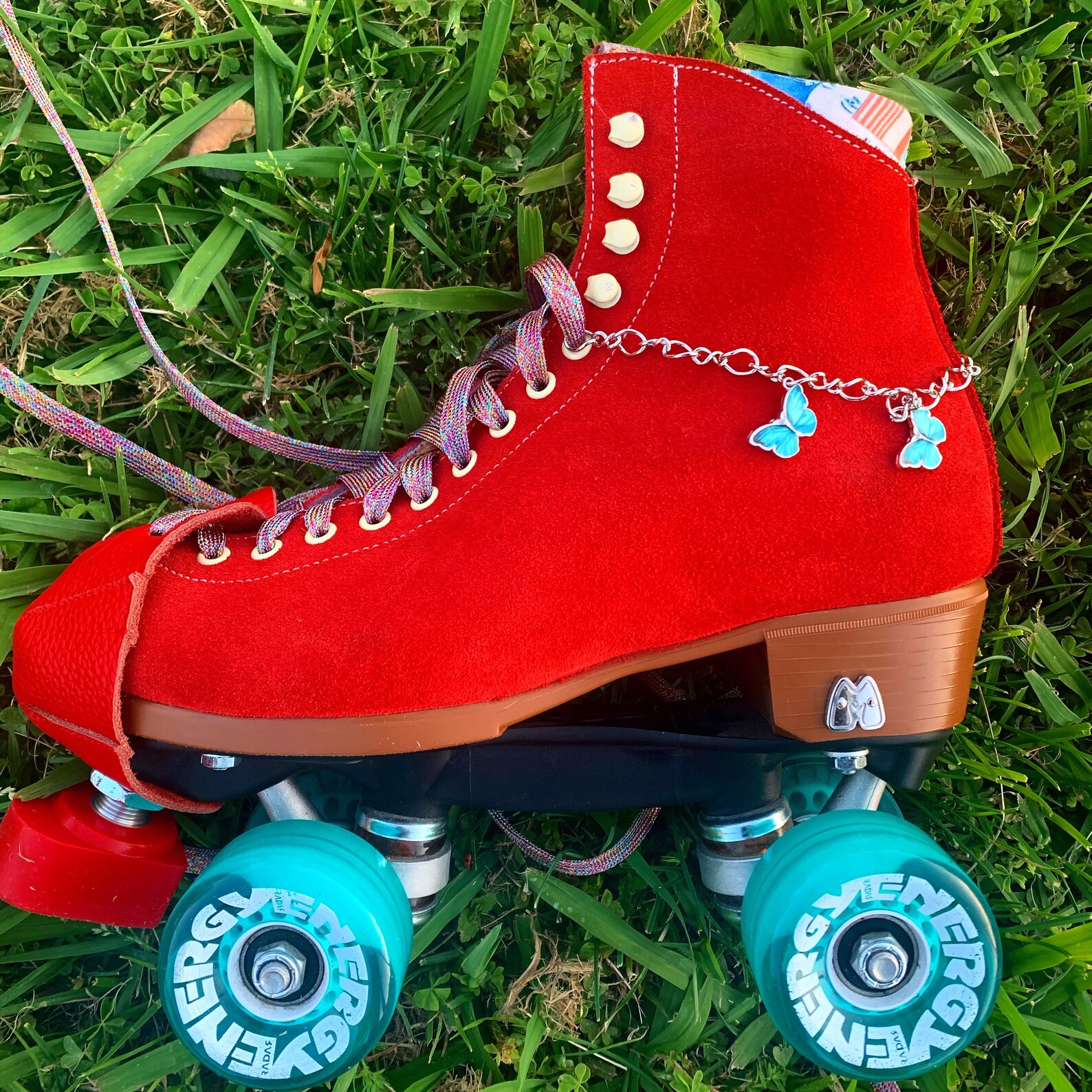 Roller Skate Accessories. Butterfly Skatelet Anklet Etsy