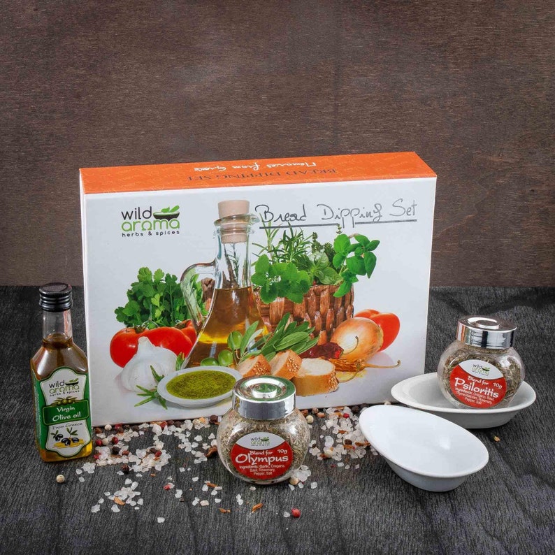 Kit for Bread Dipping Natural Spices Mix Olympus and Etsy