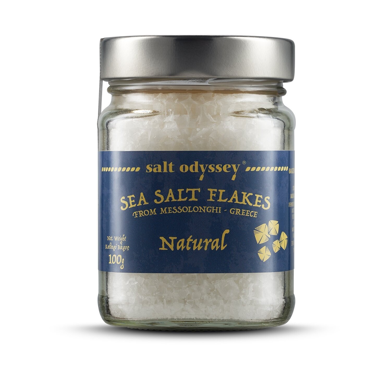 Sea Salt Flakes Jar Natural Luxurious Pyramidshaped Salt Etsy UK