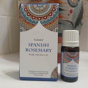Spanish Rosemary Pure Essential Aroma Oil by Goloka