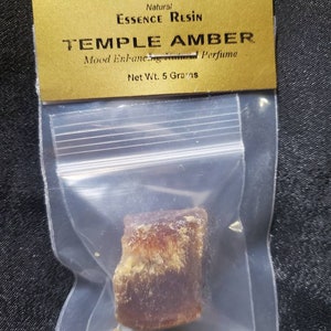 Temple Amber Resin - Natural Solid Amber Perfume & Incense – Soul Niche