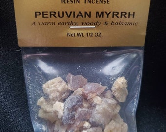 Premium Quality From Perú Resina De Mirra Myrrh Natural Resin Incense 8 oz 