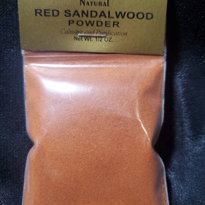 Red Sandalwood Powder - A Premium High-quality Natural Resin Incense for Calmness and Purification Plus Mr. Hop is Throwing in a FREE GIFT!