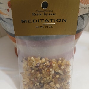 Meditation  - A Special Blend of Premium, High Quality Charcoal Burning Resin Incense