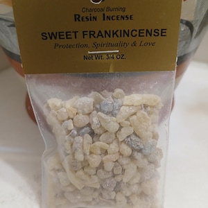 Sweet Frankincense- A Premium High-quality Natural Resin Incense for Protection, Spirituality & Love Plus Mr. Hop is Throwing in a FREE GIFT
