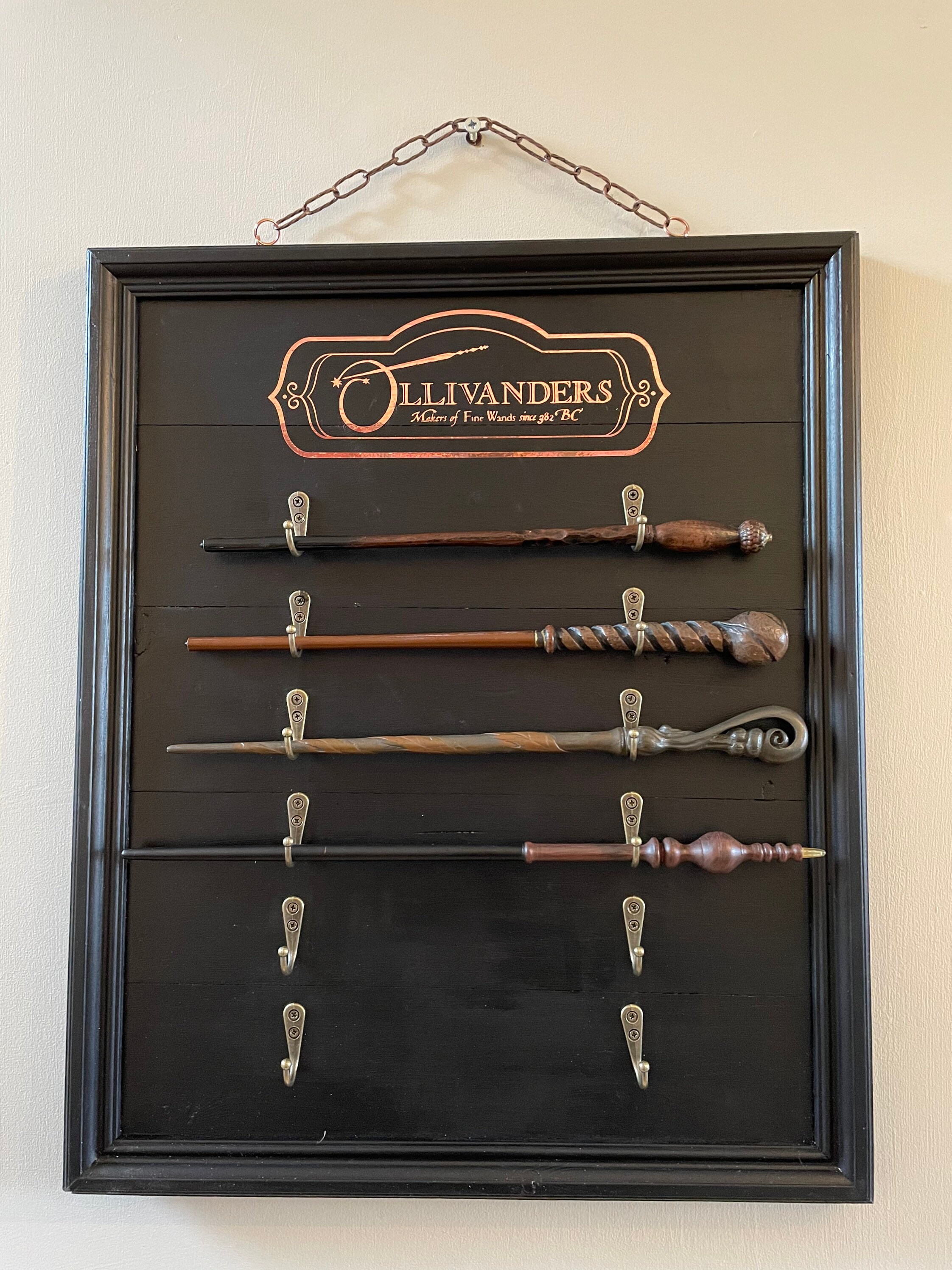 Harry Potter Inspired Wand Holder Etsy