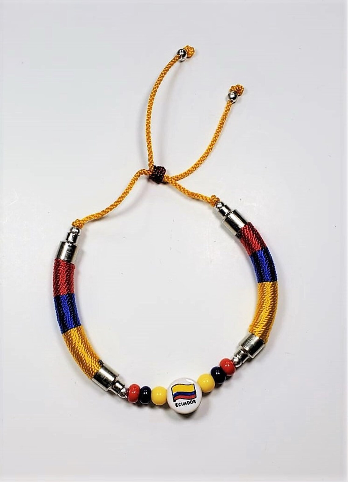 Handmade Ecuador Flag Bracelet - Etsy