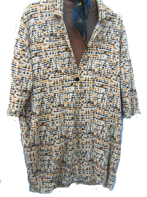 vintage, Orange and black jacket, 1950s style jack