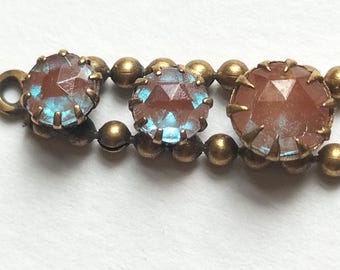 アンティーク ビクトリア朝 サフィレット ペンダント ネックレス、本物