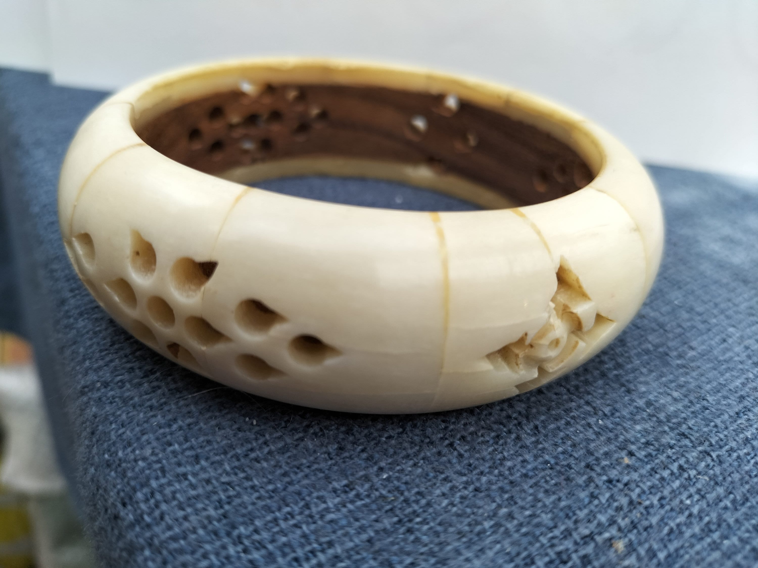 Antique genuine ivory bracelet - Etsy 日本
