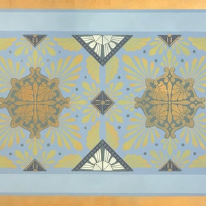 Greek Deco Floorcloth