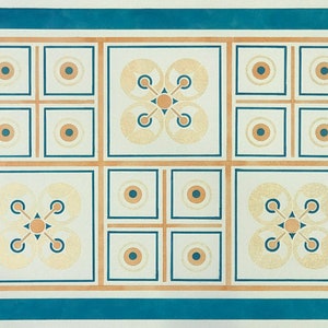 X&#39;s and O&#39;s Floorcloth