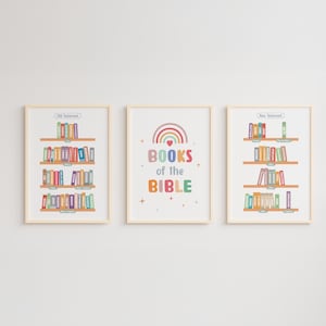 Books of the Bible Print: Christian Nursery Decor (Digital Download)