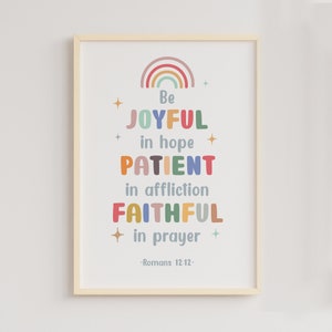 Kids Bible Verse, Christian Classroom, Church, Sunday School Decor, Christian Education, Homeschool, Catholic Prints