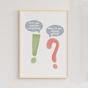Funny Grammar Punctuation Posters: English Classroom Decor (digital ...