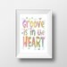 Groove is in the Heart Music Therapy Music Quote Print - Etsy