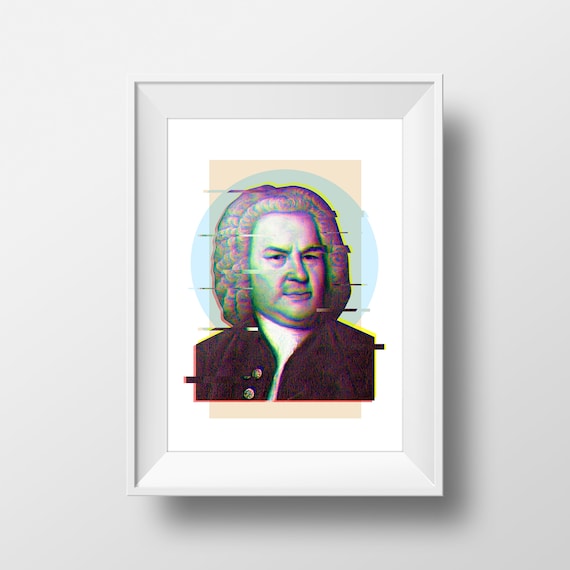Johann Sebastian Bach Poster, Classical Music, Music Composer Poster