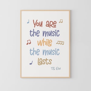 Musiktherapie, Musikzitat, Musikzimmer, Musikplakat, Klassenzimmerdekor