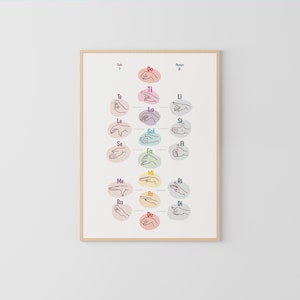 Chromatic Scale Solfege Hand Signs Poster: Music Classroom Decor (Digital Download)