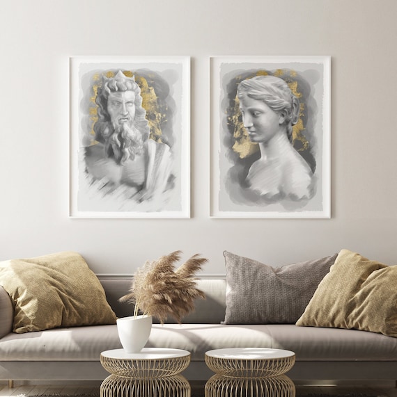 Hades and Persephone, Greek Mythology, Ancient Greek Gods and Goddess, Ancient Room Style