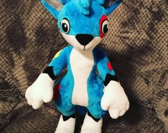 custom fursona plush