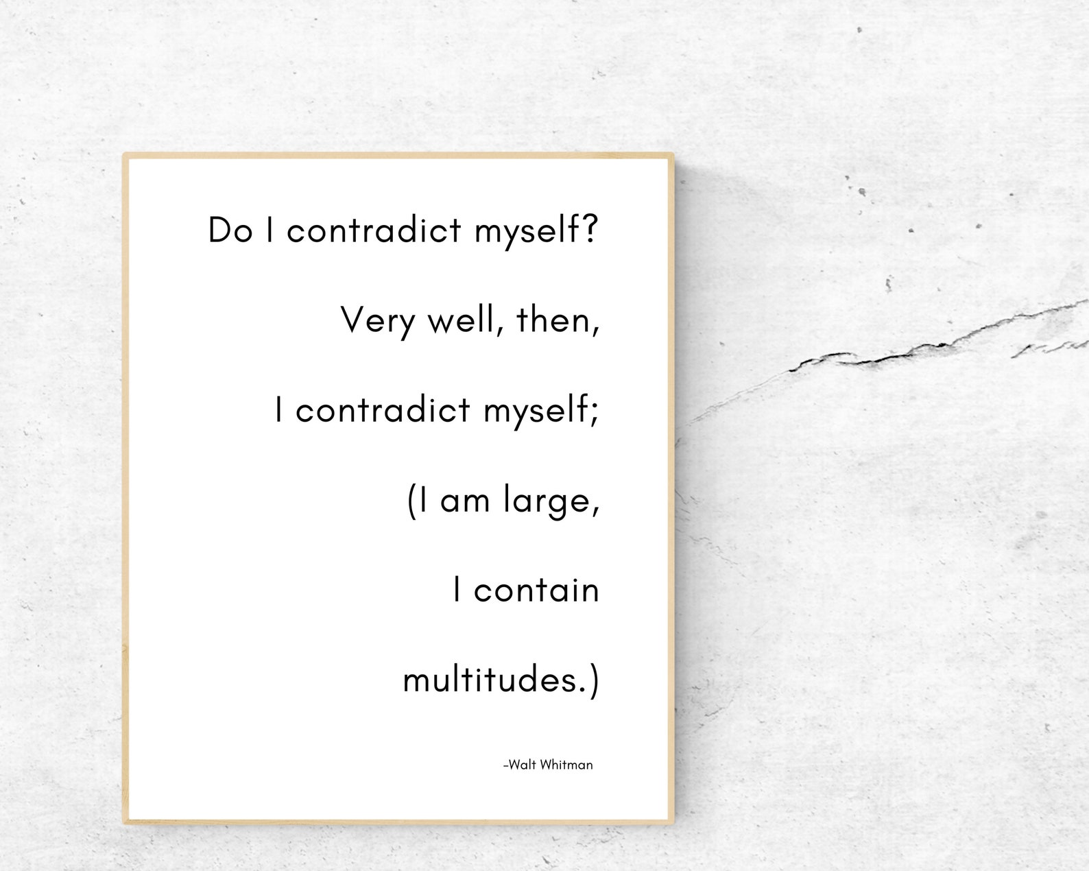 walt whitman do i contradict myself walt whitman do i contradict myself