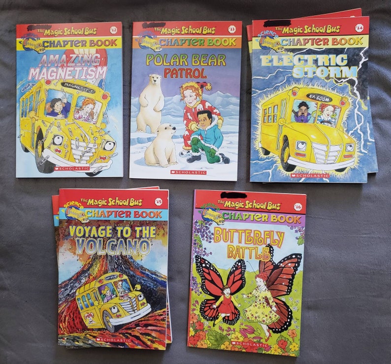 Vintage Magic School Bus Chapter Books Choose One Etsy