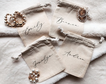 Personalized Custom Jewelry Pouches