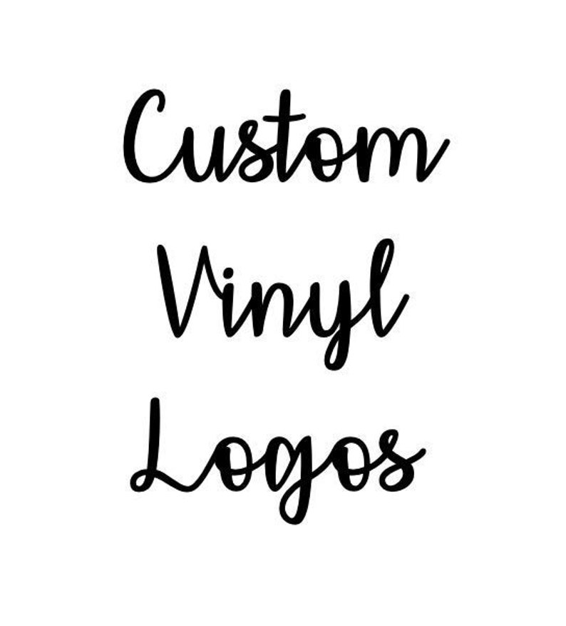 Set of 4 Custom Vinyl Logos/decals Etsy Canada
