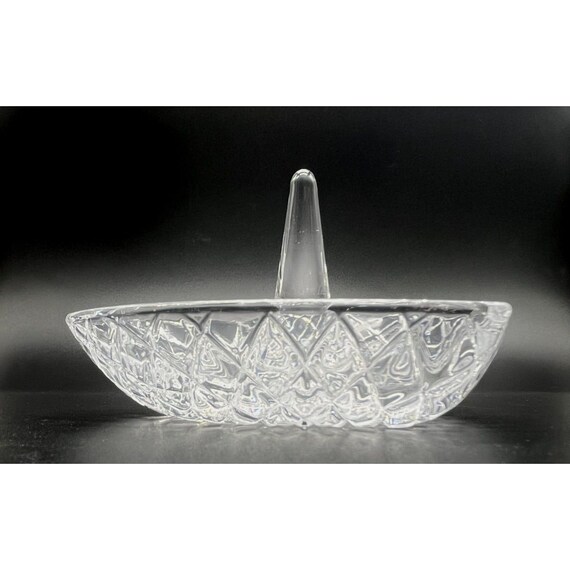 Crystal Jewelry Ring Holder Catch-all Dish Vanity… - image 2