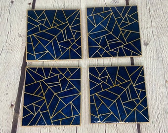 アンティークホワイト磁器ラウンドアールデココースター6枚セット