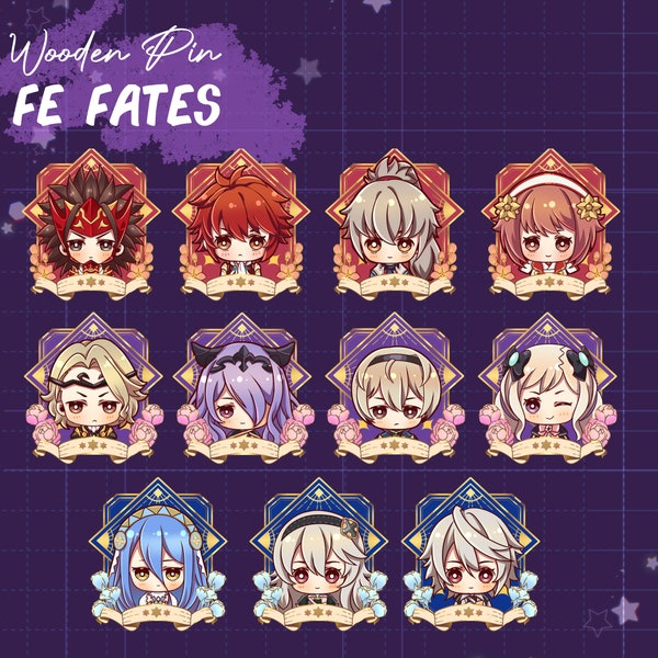 FE Fates - Wooden Pin