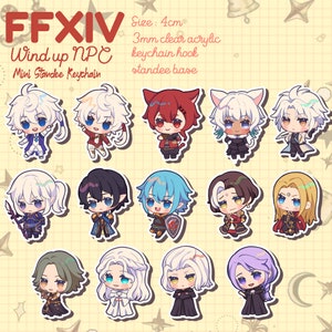 Mini portachiavi FFXIV in piedi